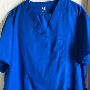 XL Royal Blue women’s scrubs set worn 1 time